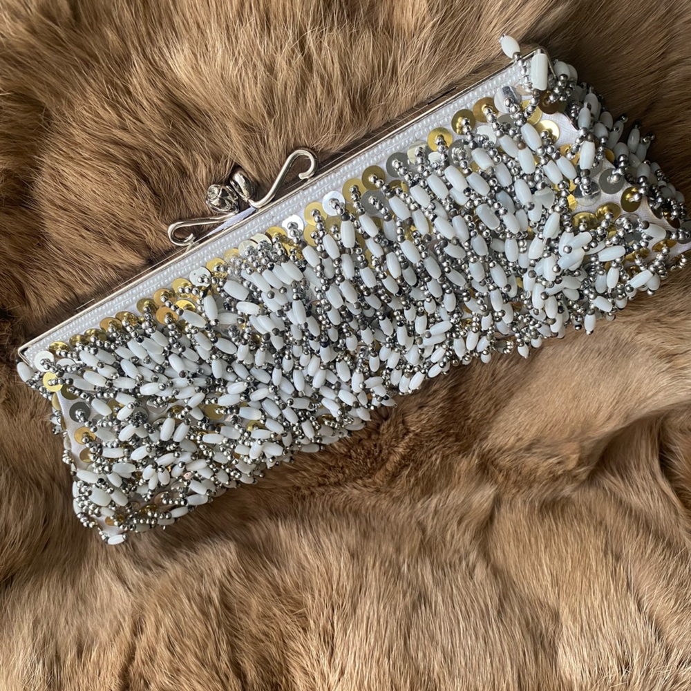Elegant Beaded Clutch
